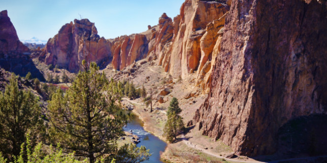 Oregon High Desert - Canyon Trail in Spring